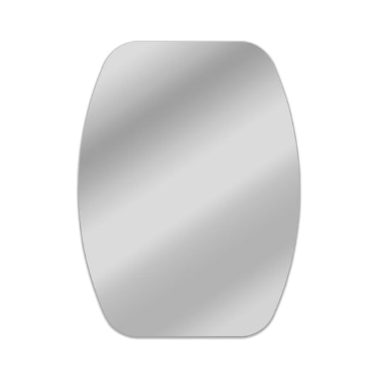 CHLOE's Reflection Verical/Horizontal Hanging Squared-Oval Shaped Frameless Wall Mirror 32" Height