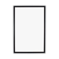 CHLOE'S Reflection Textured Black Rectangular Framed Wall Mirror 36" Height