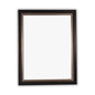 CHLOE'S Reflection Black Walnut Finish Framed Wall Mirror 35" Height