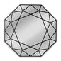 CHLOE's Reflection Contemporary Black Finish Octagon Framed Wall Mirror 30" Width