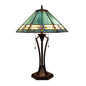 Hyland Geometric Style 2-Light Table Lamp 18" Shade