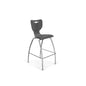 Hierarchy Stool - 4-Leg Stool (30  inch) - Black- No Arms- Chrome Base -