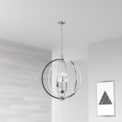 6LT Fixture, Polished Chrome,Jewelled Accents