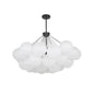 8LT Chandelier,  MB, FR Glass