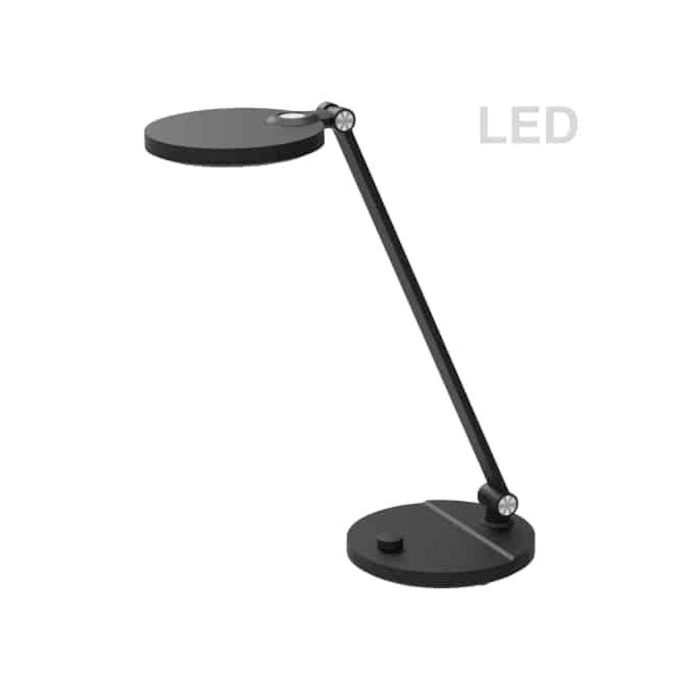 8W Table Lamp, Matte Black Finish