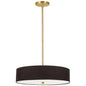 4LT Incandescent Pendant AGB, Black Shade