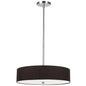 4LT Incandescent Pendant PC, Black Shade