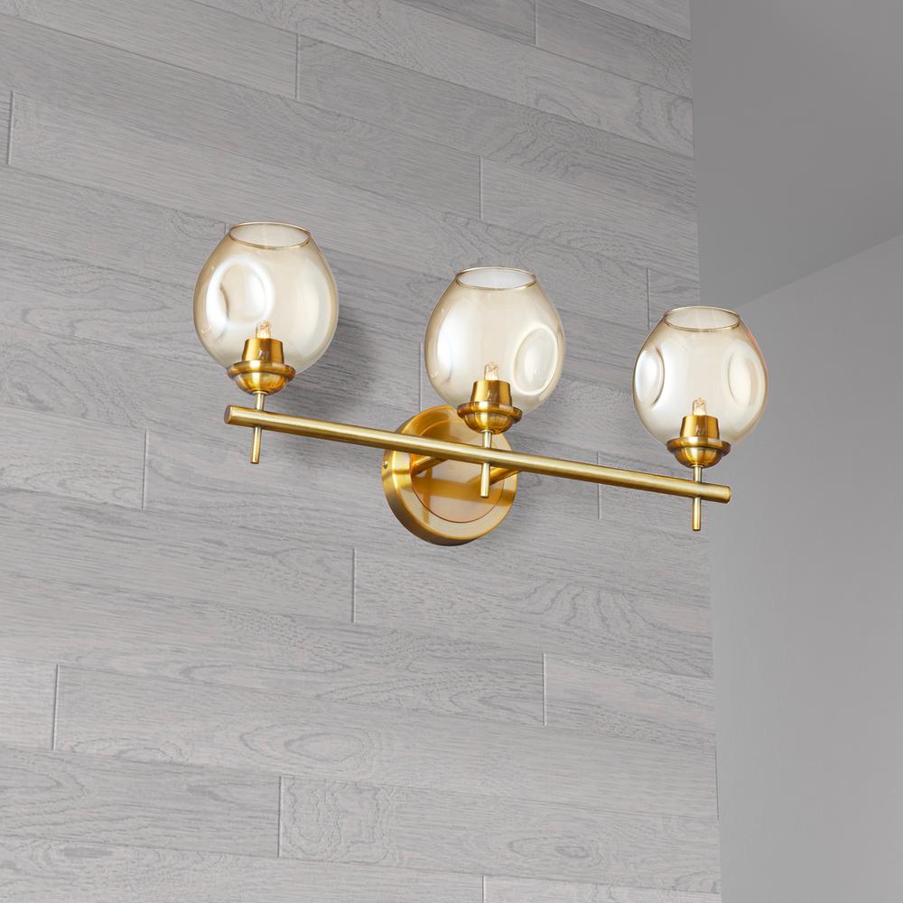 3LT Halogen Vanity VB, Champagne Glass