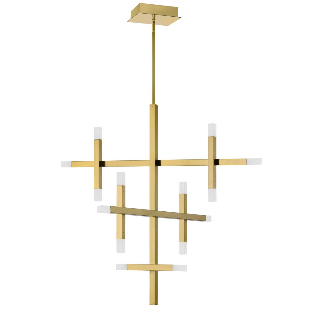 42W Chandelier, AGB, Frosted Acrylic Diff