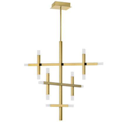 42W Chandelier, AGB, Frosted Acrylic Diff