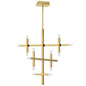 42W Chandelier, AGB, Frosted Acrylic Diff