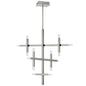 42W Chandelier, PC, Frosted Acrylic Diff