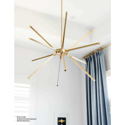 60W Chandelier AGB, WH Acrylic Diffuser