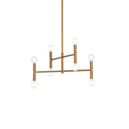 8LT Incandescent Chandelier, VB
