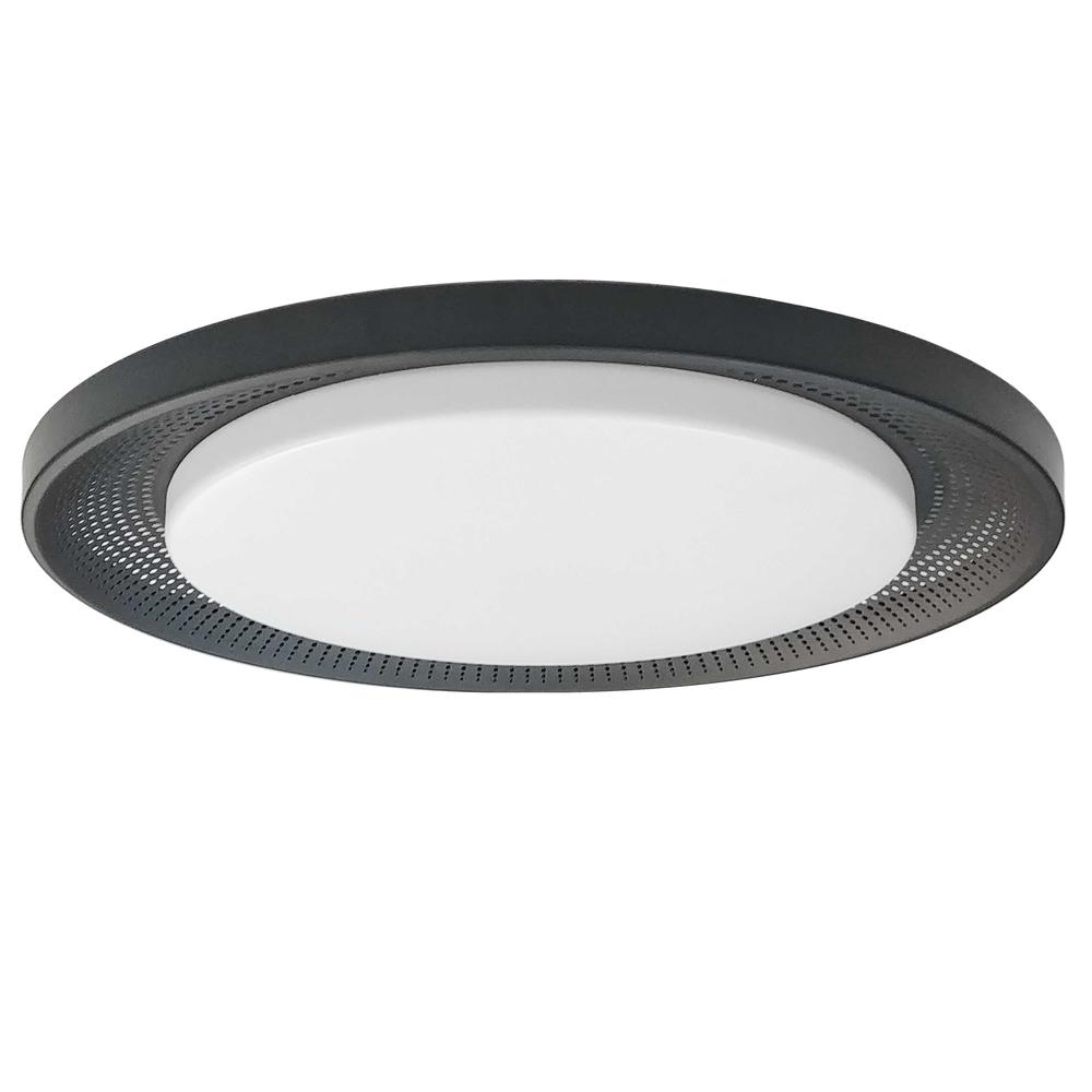 30W Flushmount, MB, WH Acrylic Diffuser