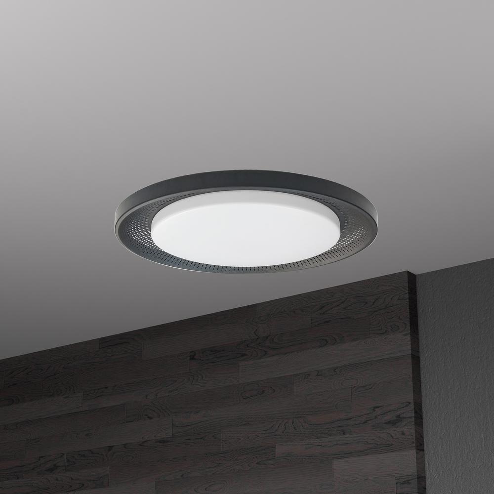 30W Flushmount, MB, WH Acrylic Diffuser