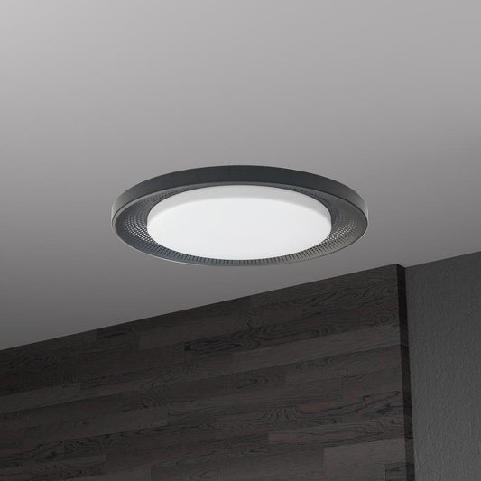 30W Flushmount, MB, WH Acrylic Diffuser