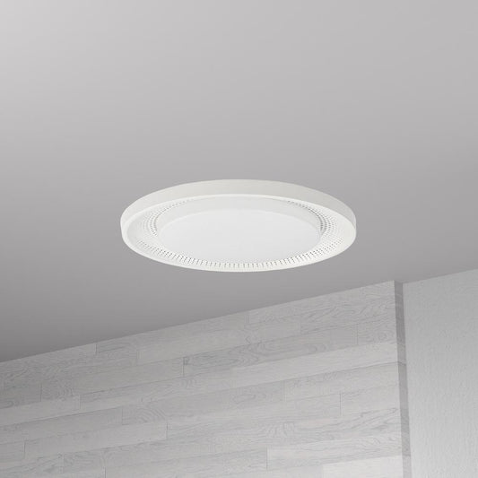 30W Flushmount, MW, WH Acrylic Diffuser