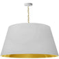 1LT Brynn X-Large Pendant, WHT/GLD Shade, AGB
