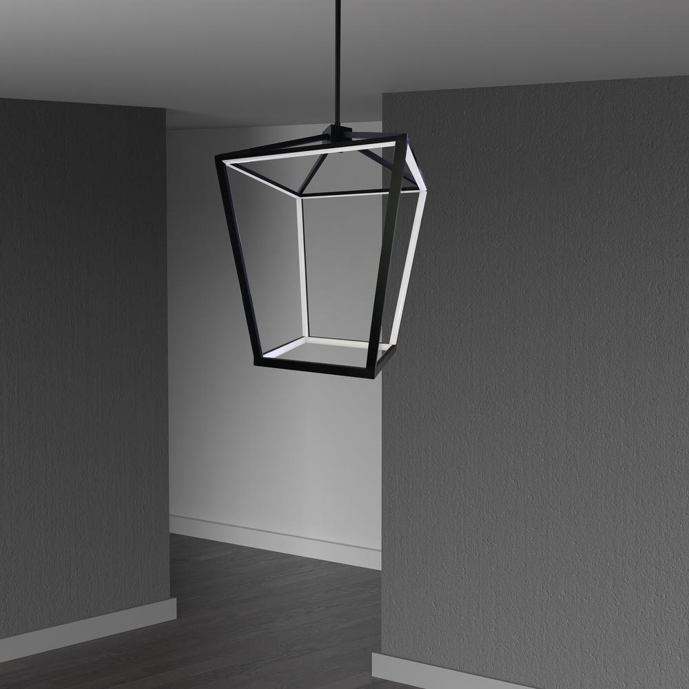 46W Chandelier, MB, WH Silicone Diffuser