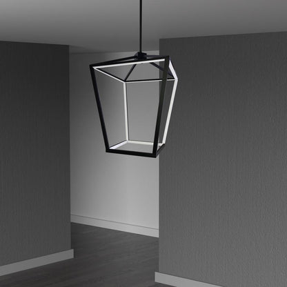 46W Chandelier, MB, WH Silicone Diffuser