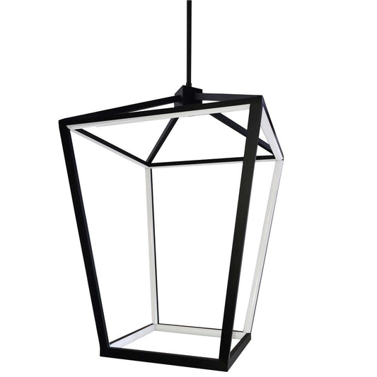 64W Chandelier, MB, WH Silicone Diffuser