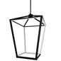 64W Chandelier, MB, WH Silicone Diffuser