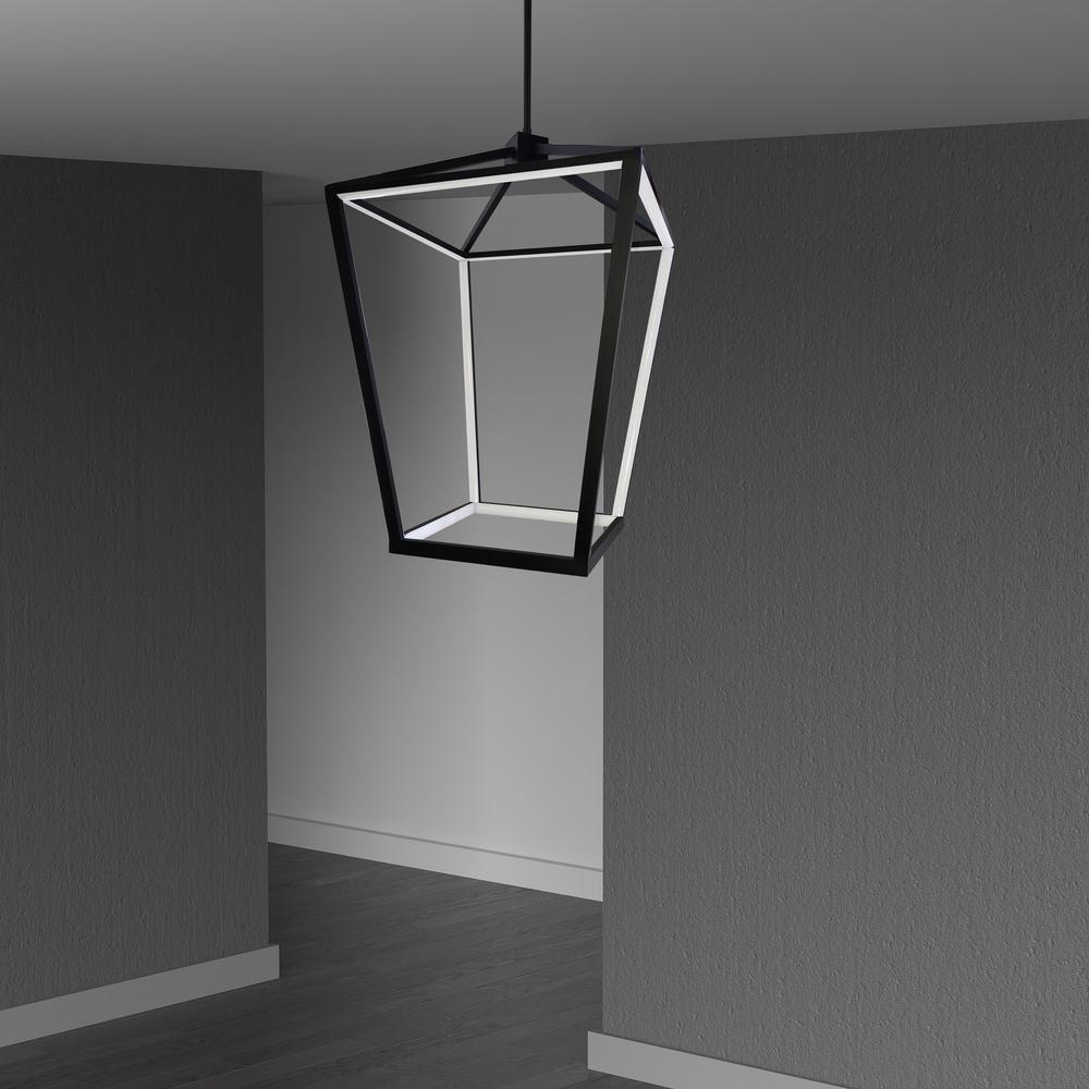 64W Chandelier, MB, WH Silicone Diffuser