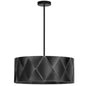 4LT Incandescent Chandelier, MB, BK Ribbon