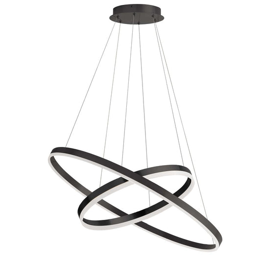 97W Chandelier, MB, WH Acrylic Diff