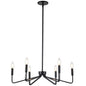 6LT Incandescent Chandelier, MB