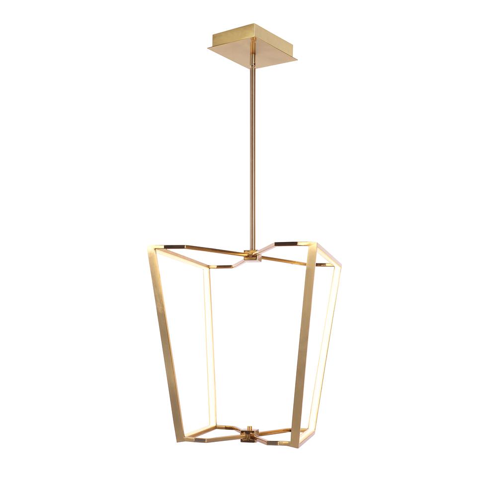 48W Chandelier, AGB with WH Silicone Diffuser
