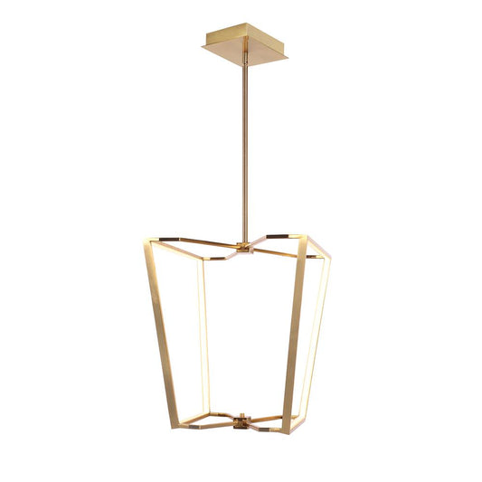 48W Chandelier, AGB with WH Silicone Diffuser