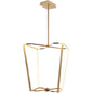 60W Chandelier, AGB, WH Silicone Diffuser