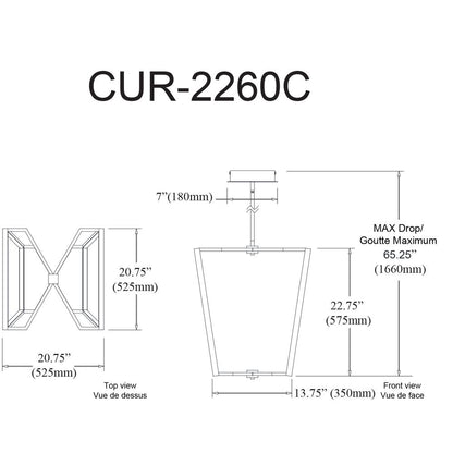 60W Chandelier, AGB, WH Silicone Diffuser