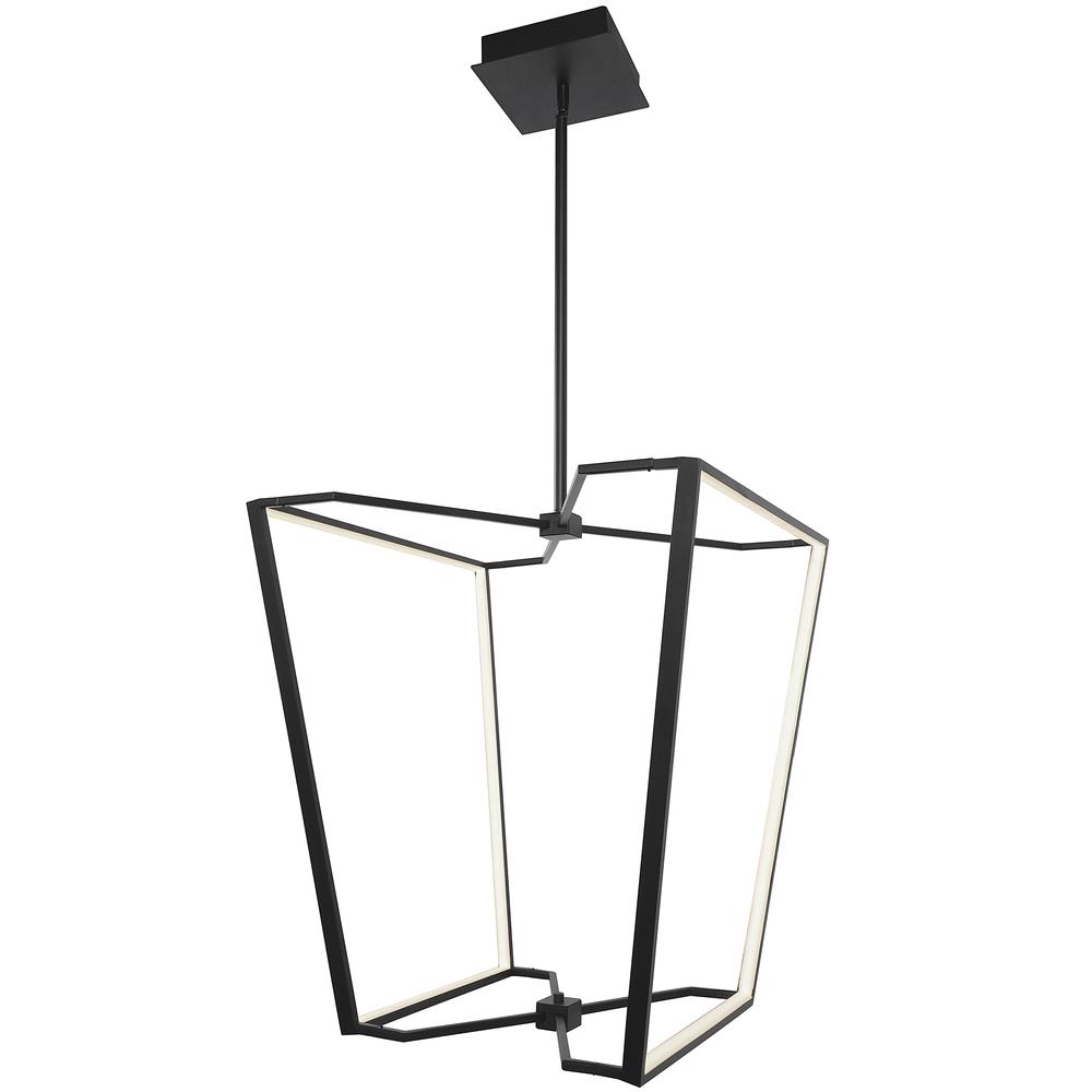 60W Chandelier, MB, WH Silicone Diffuser