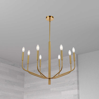 6LT Chandelier, AGB Finish