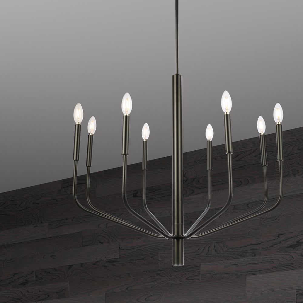 6LT Chandelier, MB Finish