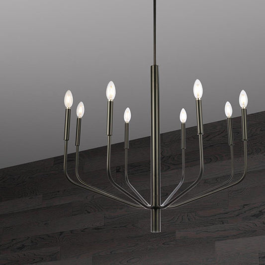 6LT Chandelier, MB Finish