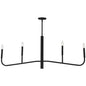 4LT Incandescent Horiz Chandelier, MB