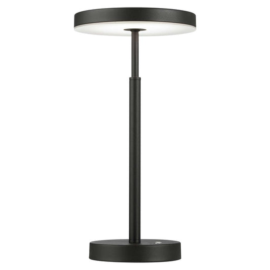 10W Table Lamp, SB, WH Acrylic Diff