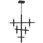 42W Chandelier, MB, Acrylic Diffuser