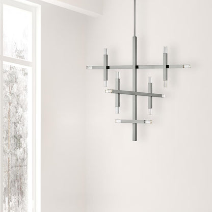 42W Chandelier, PC, Acrylic Diffuser