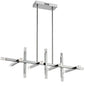 48W Horiz Chandelier, PC, Acrylic Diffuser