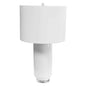 1LT Incandescent Table Lamp, WH, WH Shade