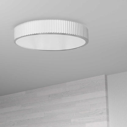 30W Flushmount, MW, WH Acrylic Diffuser