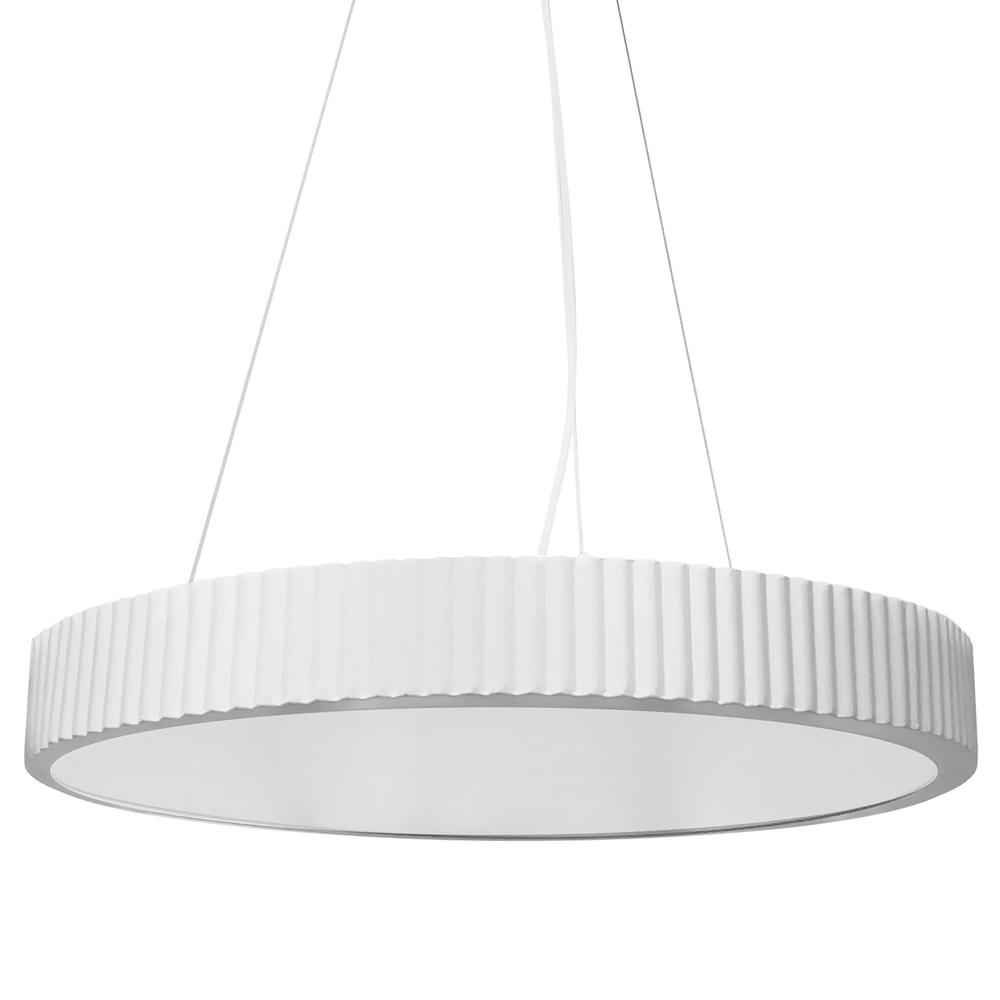 42W Pendant, MW, WH Acrylic Diffuser