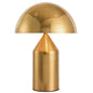 2 Light Table Lamp in Aged Brass