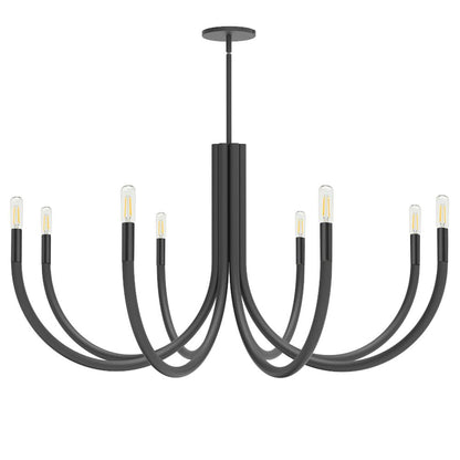 8LT Incandescent Chandelier, MB
