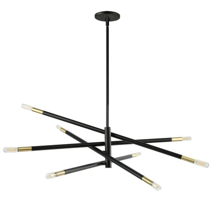 8LT Incandescent Pendant, MB & AGB